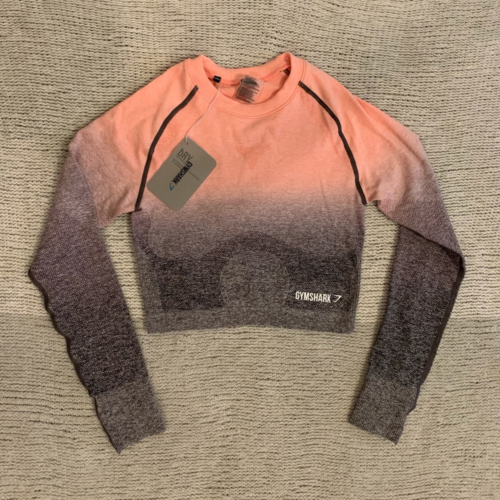 Gymshark ombré crop top
